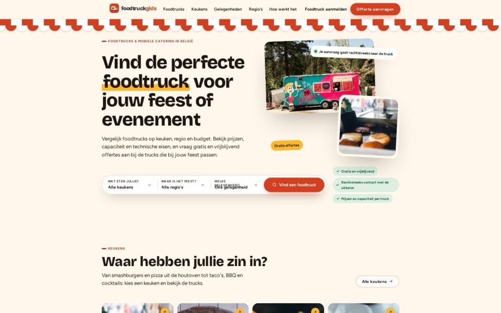 Website Foodtruckgids