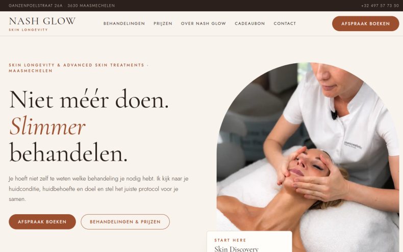Website Nash Glow